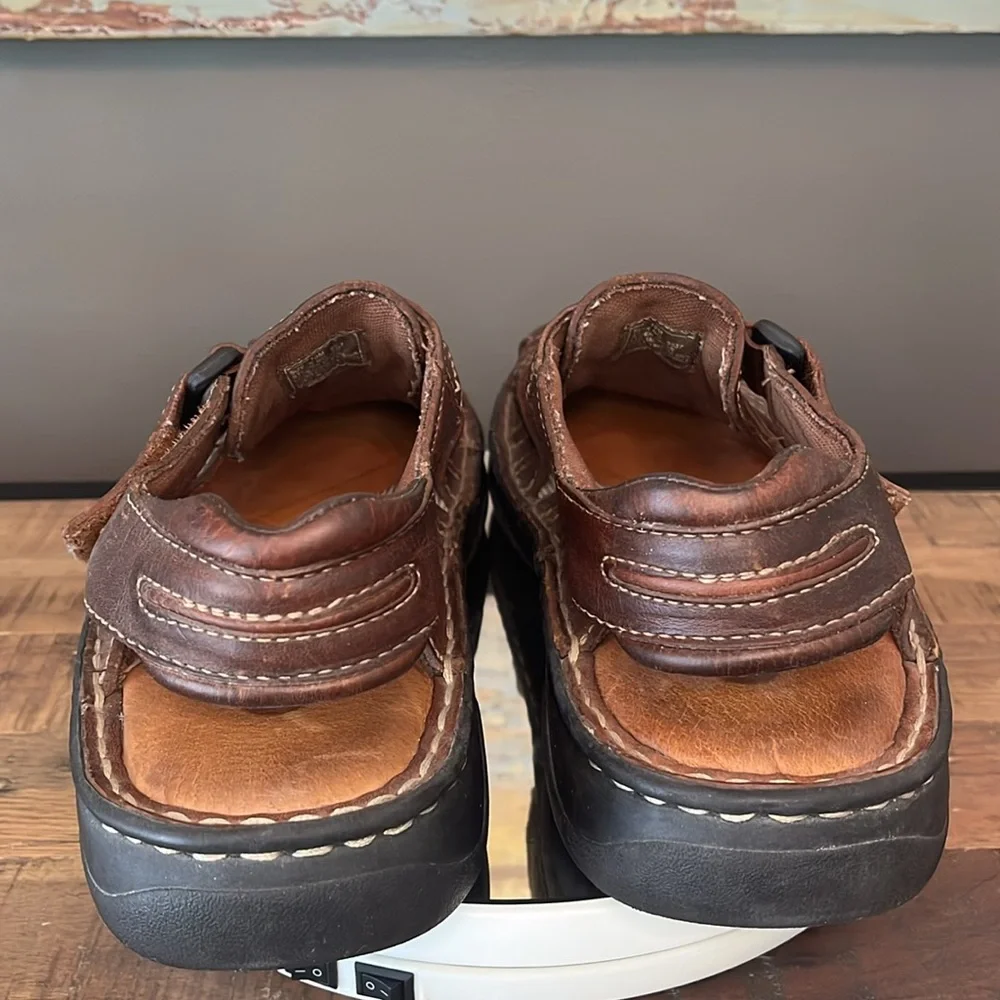 Men's Brown Leather Sandals (10)